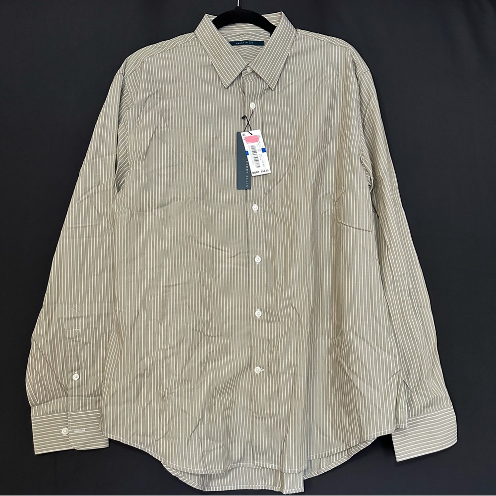 Men’s Perry Ellis Long Sleeve Shirt
